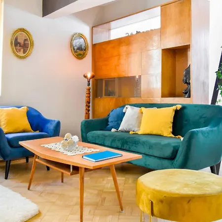 شقة Creative 70s-inspired Center Parking صوفيا